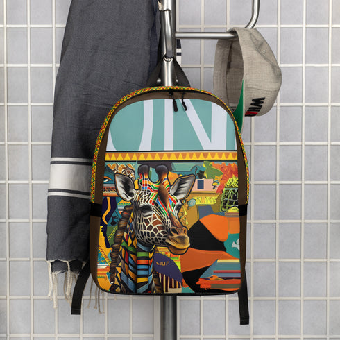 Giraffe Mama Africa Backpack